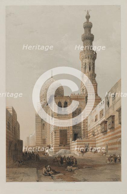 Egypt and Nubia, Volume III: Tombs of the Khalifs, Cairo, 1848. Creator: Louis Haghe (British, 1806-1885); F.G.Moon, 20 Threadneedle Street, London.