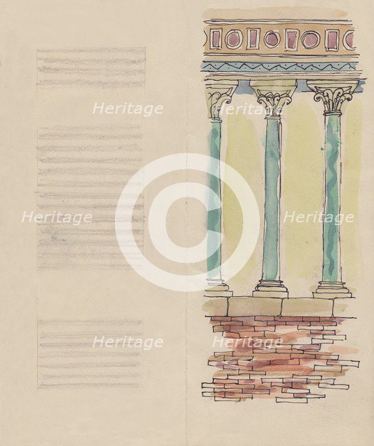 Florence leaflet, 1952. Creator: Shirley Markham.