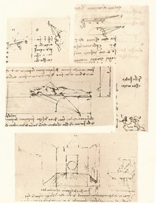 Four drawings illustrating the practice of painting, c1472-c1519 (1883). Artist: Leonardo da Vinci.