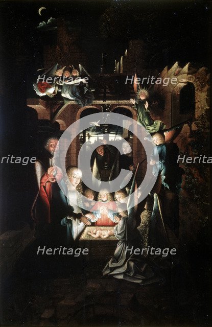 'The Nativity of Christ (The Holy Night)', early 16th century Artist: Jan Joest