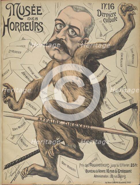 Musée des Horreurs (Gallery of Horrors): Pierre Waldeck-Rousseau, 1899. Creator: Lenepveu, Victor (active End of 19th century).