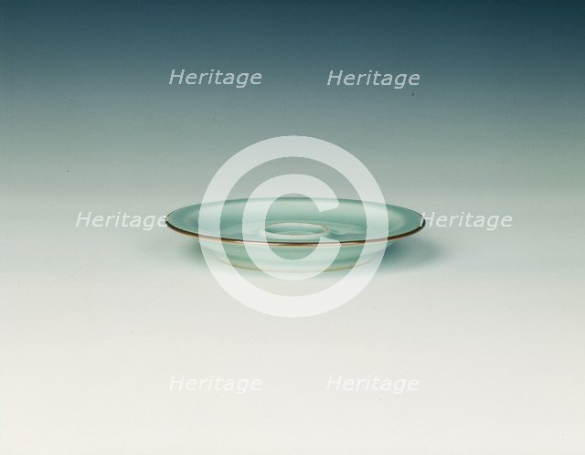 Celadon cupstand, Qing dynasty, Qianlong period, China, 1736-1795. Artist: Unknown