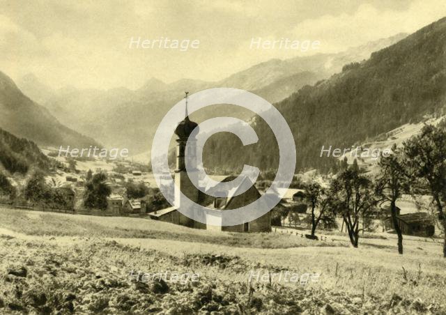 The church of Sankt Nikolaus at Gortipohl, Austria, c1935. Creator: Unknown.