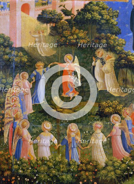 The Last Judgment (Detail), ca 1432. Creator: Angelico, Fra Giovanni, da Fiesole (ca. 1400-1455).