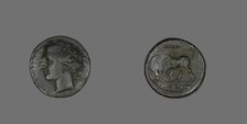 Coin Depicting the Goddess Persephone, 275-216 BCE. Creator: Unknown.