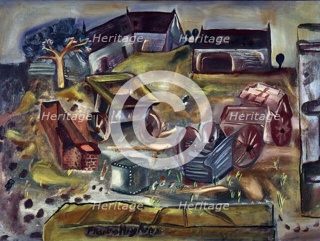 Quarry Farm, Wiltshire,  c1937. Creator: Frances Hodgkins.