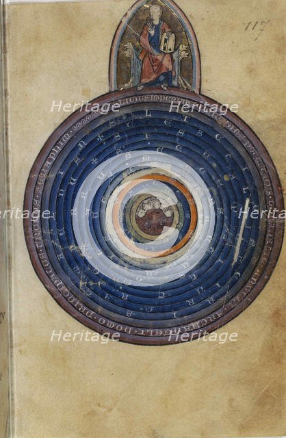 Miniature from the L'Image du Monde by Gossuin de Metz, 13th century. Creator: Anonymous.