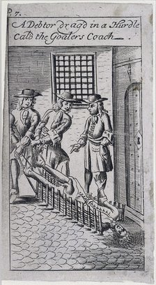 Fleet Prison, London, 1691. Artist: Anon