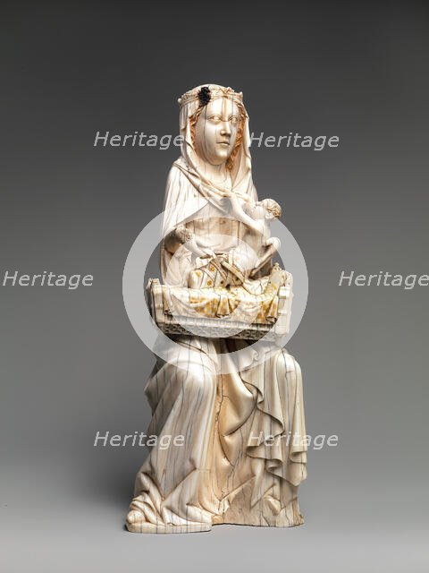 Virgin and Child with Cradle, German, ca. 1350-1400. Creator: Unknown.