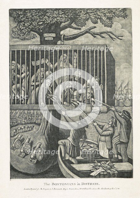 The Bostonians in Distress, 1774.