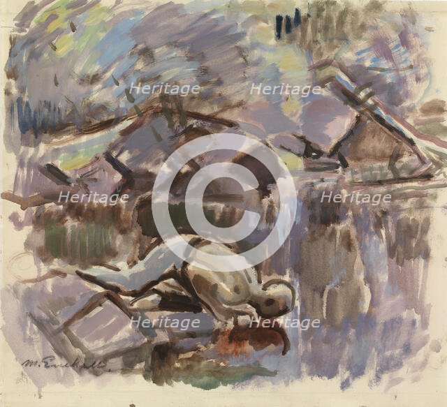 At the Spring, 1921. Creator: Magnus Enckell.