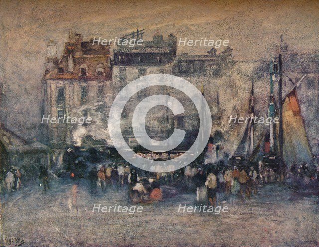 'Le Depart Du Train De Marine', c1907. Artist: Eugene Louis Gillot.