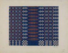 Coverlet, c. 1940. Creator: Cornelius Christoffels.