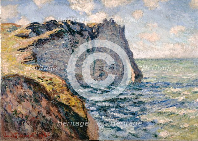 The Cliff of Aval, Etrétat, 1885. Artist: Monet, Claude (1840-1926)