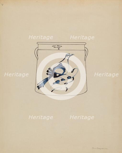 Crock, c. 1940. Creator: John Tarantino.