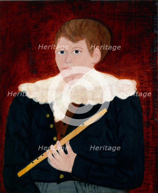 Boy with a Flute, c1820. Creator: Unknown.