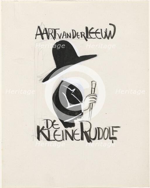 Design for a book cover for: Aart van der Leeuw, De kleine Rudolf, 1930, 1928-1930. Creator: Leo Gestel.