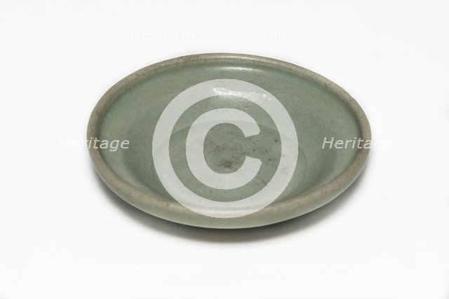 Celadon saucer, 15th century. Artist: Unknown.