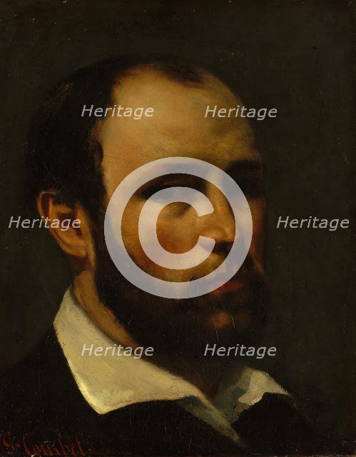 Portrait of a Man, probably ca. 1862. Creator: Gustave Courbet.