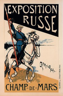 Affiche pour l' "Exposition Russe"., c1897. Creator: Caran d'Ache.