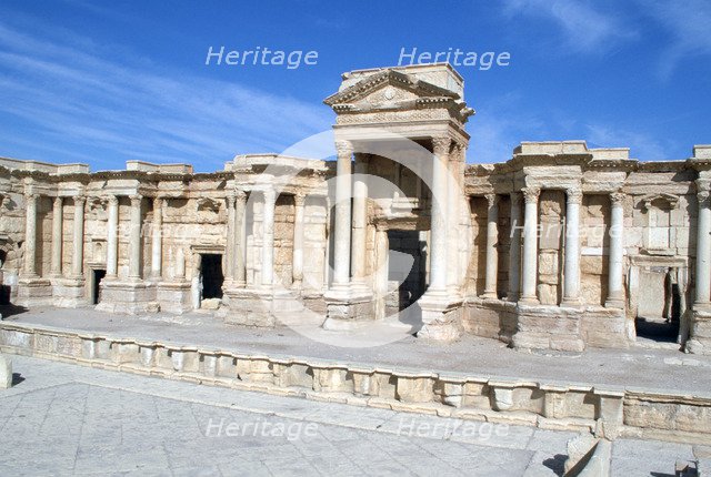 The theatre, Palmyra, Syria. 