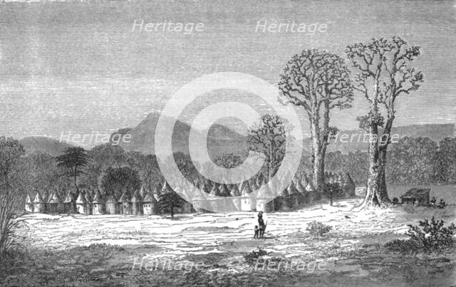 'Village of Niantanso; Journey from the Senegal to the Niger', 1875. Creator: Unknown.