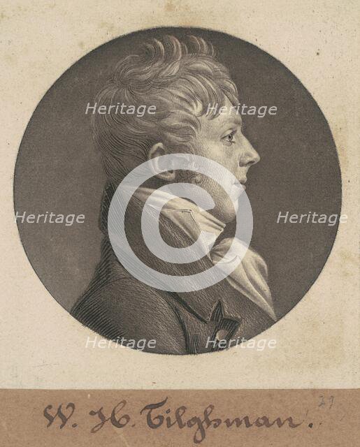 William Helmsley Tilghman, 1804. Creator: Charles Balthazar Julien Févret de Saint-Mémin.