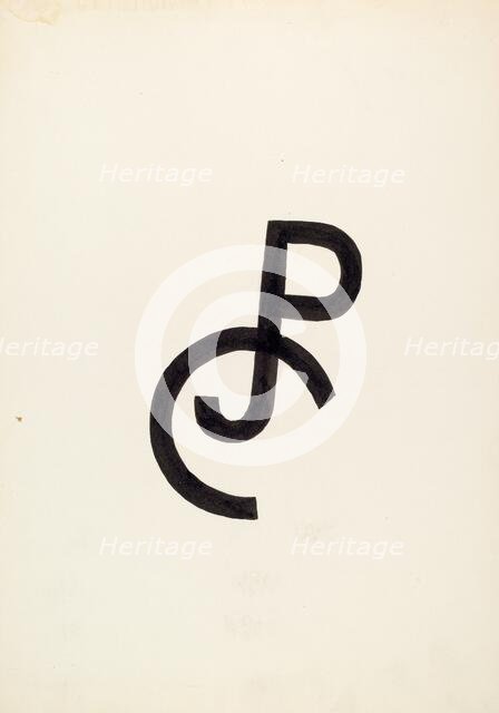 Cattle Brand, c. 1936. Creator: J.Henry Marley.