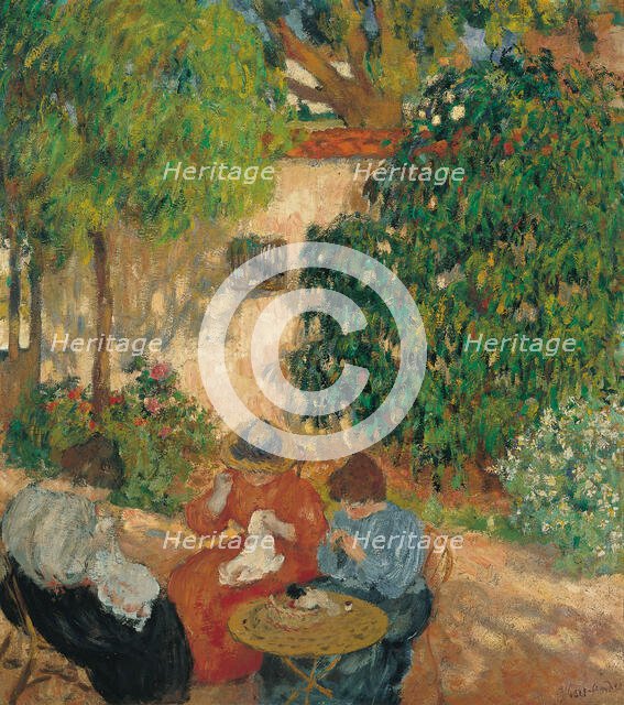 Women Sewing, early 20th century. Creator: Albert Andre.