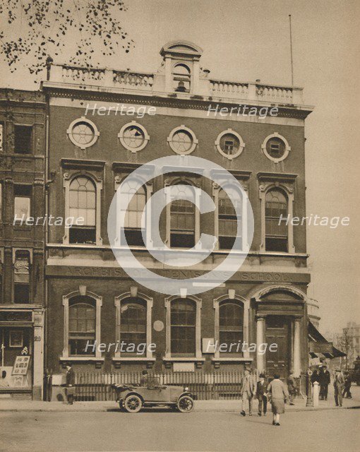 'School in Leicester Square on the Site of Hogarth's House', c1935. Creator: Donald McLeish.