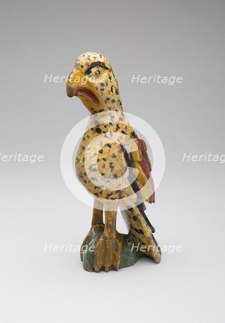 Parrot, 1870/90. Creator: Wilhelm Schimmel.