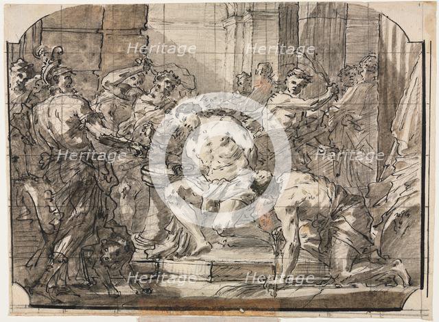 Flagellation of Christ, c. 1750/55. Creator: Gaspare Diziani (Italian, 1689-1767).