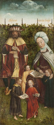 The Family of Saint Anne (Triptych, right panel), ca 1500-1510. Creator: Master of the Family of Saint Anne (active ca 1500-1510).