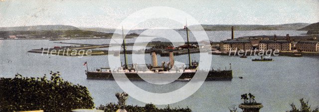 Queenstown Harbour, County Cork, Ireland, 20th century. Artist: Unknown