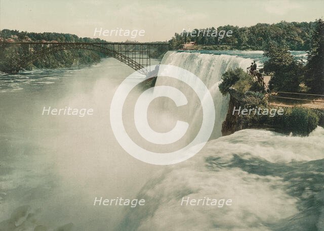 Niagara, American Fall from Goat Island, c1898. Creator: Unknown.