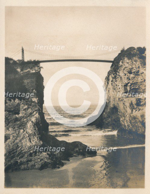 'Island Gap - Newquay, 1927. Artist: Unknown.