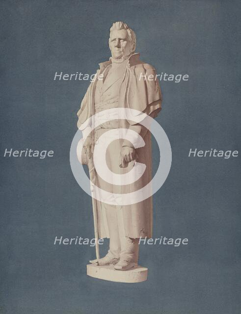 Figurehead of Andrew Jackson, c. 1938. Creator: Joseph Goldberg.