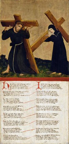Christ bearing the Cross (verso), 1420. Creator: Anon.