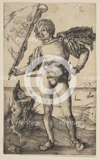 The Standard Bearer, ca. 1501. Creator: Albrecht Durer.
