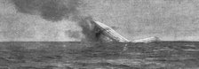 'Le Zeppelin "L7" abattu le 4 mai au large de la cote du Slesvig par les deux navires..., 1916. Creator: Unknown.
