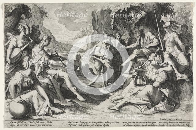 The Judgment of Midas, 1589. Creator: Nicolaes Clock (Dutch).