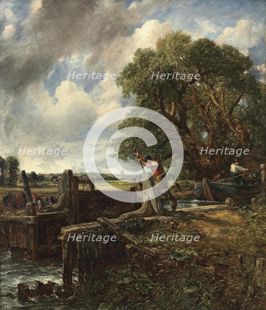 The Lock. Artist: Constable, John (1776-1837)