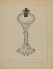 Lamp, c. 1937. Creator: Giacinto Capelli.