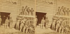 Waiting for your team at the cotton gin, Florida, c1850-c1930. Creator: Kilburn Brothers.
