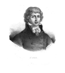 Louis Antoine de Saint-Just, (1824).  Artist: Zéphirin Félix Jean Marius Belliard.
