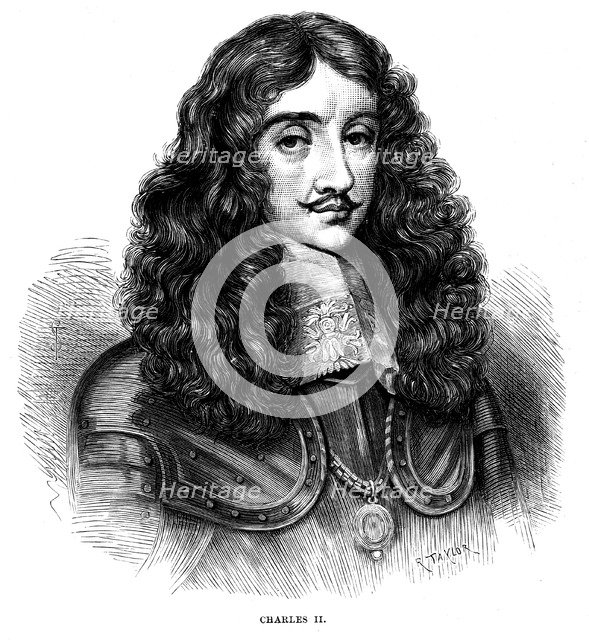 Charles II, King of Great Britain and Ireland 1660-1685, c1880. Artist: Unknown