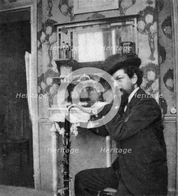 Claude Debussy, French composer, 1909. Artist: Unknown
