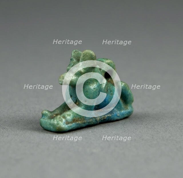 Amulet of the God Anubis, Egypt, Third Intermediate Period, Dynasty 21-25 (1070-656 BCE). Creator: Unknown.