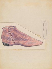 Woman's Shoe, 1935/1942. Creator: Melita Hofmann.