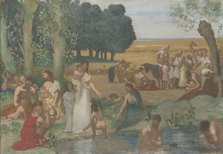 Summer, before 1873. Artist: Puvis de Chavannes, Pierre Cécil (1824-1898)